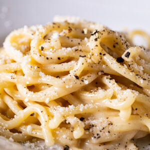 Massa para aula de culinária Cacio e pepe